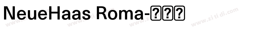NeueHaas Roma字体转换